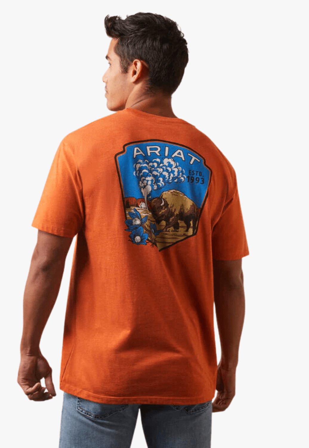 Ariat CLOTHING-MensT-Shirts Ariat Mens Old Faithful T-Shirt