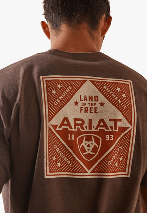 Ariat CLOTHING-MensT-Shirts Ariat Mens Patch T-Shirt