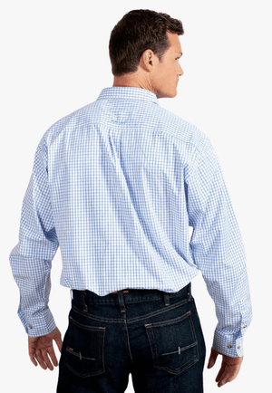 Ariat CLOTHING-Mens Long Sleeve Shirts Ariat Mens Pro Series Cliff Check Long Sleeve Shirt