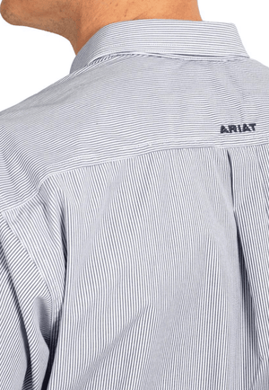 Ariat CLOTHING-Mens Long Sleeve Shirts Ariat Mens Pro Series Cliff Stripe Long Sleeve Shirt