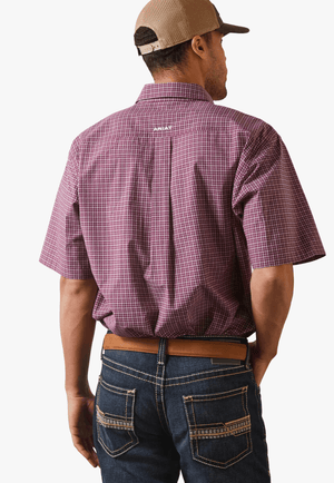 Ariat CLOTHING-Mens Short Sleeve Shirts Ariat Mens Pro Series Dakari Classic Short Sleeve Shirt