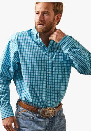 Ariat CLOTHING-Mens Long Sleeve Shirts Ariat Mens Pro Series Kalvin Classic Long Sleeve Shirt