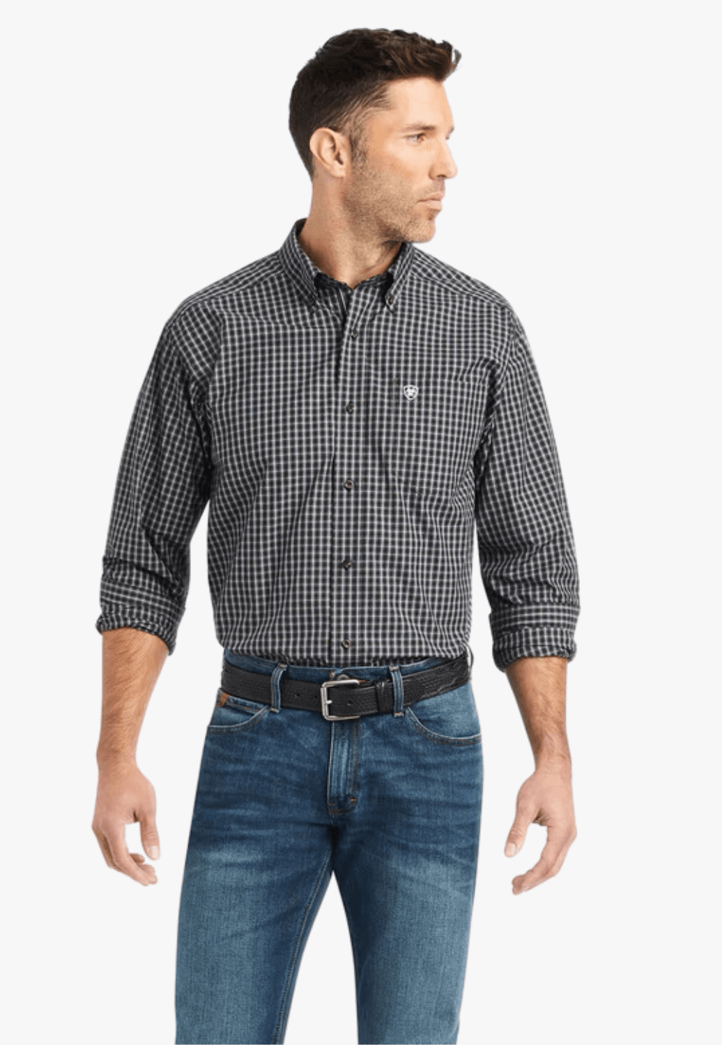 Ariat CLOTHING-Mens Long Sleeve Shirts Ariat Mens Pro Series Kyrie Classic Long Sleeve Shirt