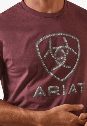 Ariat CLOTHING-MensT-Shirts Ariat Mens Worn Around T-Shirt
