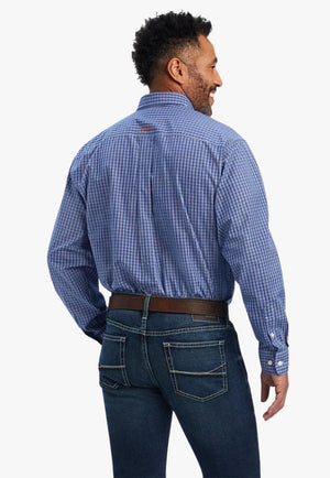 Ariat CLOTHING-Mens Long Sleeve Shirts Ariat Mens Wrinkle Free Dash Classic Long Sleeve Shirt
