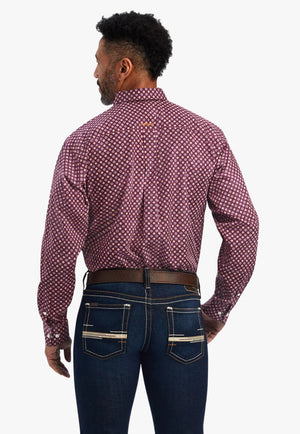 Ariat CLOTHING-Mens Long Sleeve Shirts Ariat Mens Wrinkle Free Deklan Classic Long Sleeve Shirt
