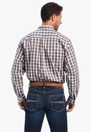Ariat CLOTHING-Mens Long Sleeve Shirts Ariat Mens Wrinkle Free Scout Classic Long Sleeve Shirt