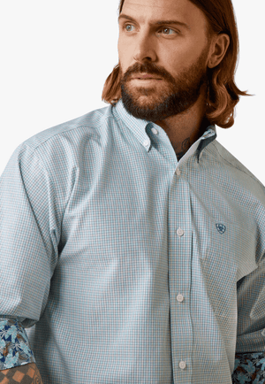Ariat CLOTHING-Mens Long Sleeve Shirts Ariat Mens Wrinkle Free Westley Classic Long Sleeve Shirt
