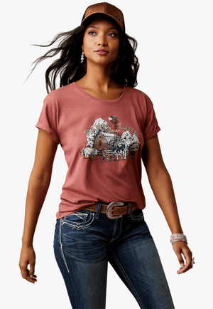 Ariat CLOTHING-WomensT-Shirts Ariat Womens Barnyard T-Shirt