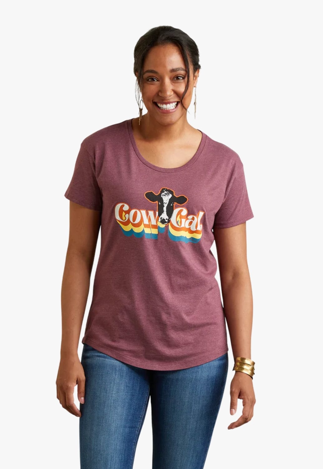 Ariat CLOTHING-WomensT-Shirts Ariat Womens Cow Gal T-Shirt