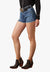 Ariat CLOTHING-Womens Shorts Ariat Womens Haven High Rise 3 Inch Shorts