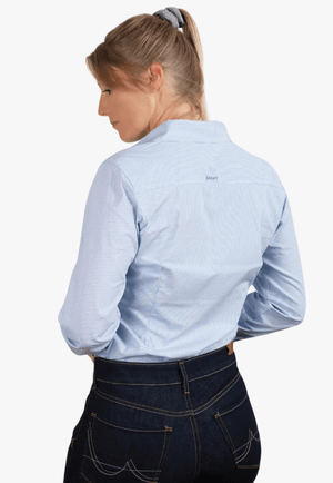 Ariat CLOTHING-Womens Long Sleeve Shirts Ariat Womens Kirby Stripe Long Sleeve Shirt
