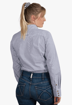 Ariat CLOTHING-Womens Long Sleeve Shirts Ariat Womens Kirby Stripe Long Sleeve Shirt