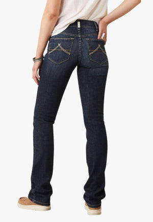 Ariat CLOTHING-Womens Jeans Ariat Womens REAL Aubree Perfect Rise Straight Leg Jean