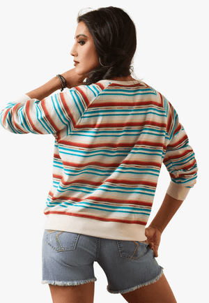Ariat CLOTHING-Womens Pullovers Ariat Womens REAL Rosa Serape Sweater