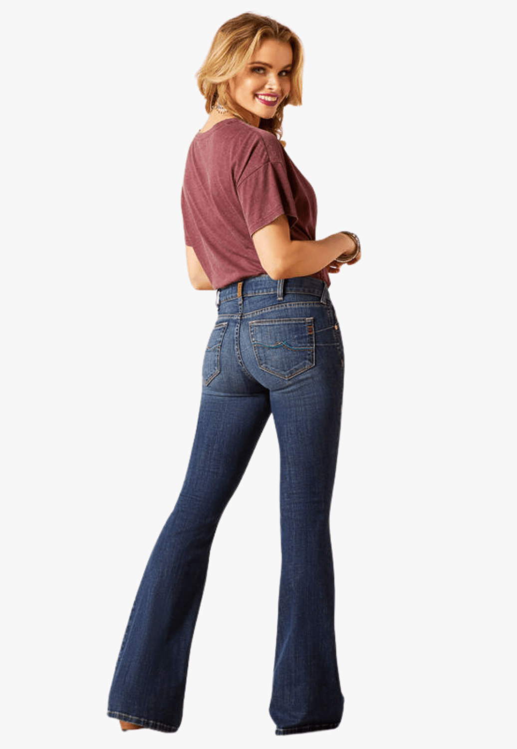 Ariat Girls REAL Boot Cut Flare Jeans Journey