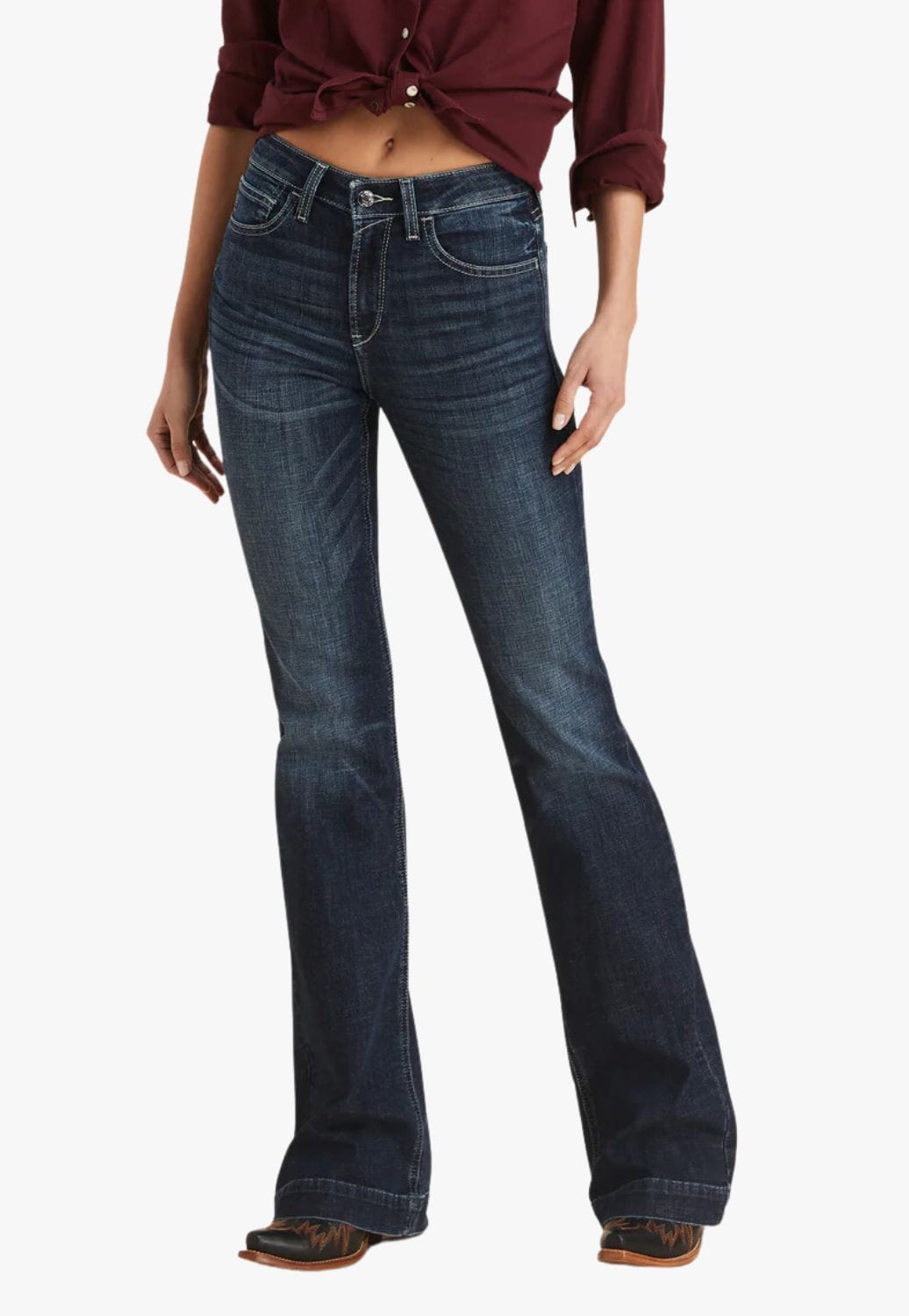 Ariat CLOTHING-Womens Jeans Ariat Womens Ryki High Rise Slim Trouser Jean