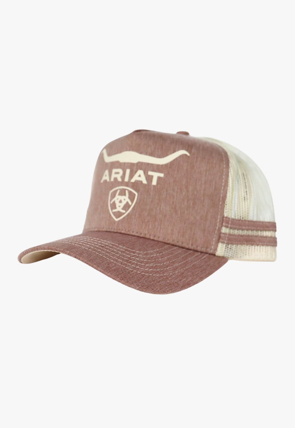Ariat HATS - Caps Brown Heather Ariat Wild Bull Trucker Cap