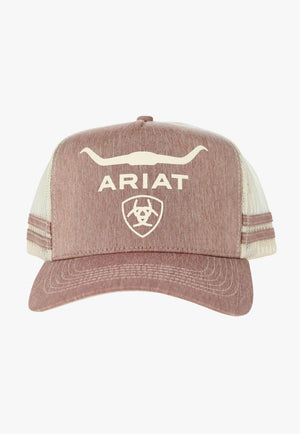 Ariat HATS - Caps Brown Heather Ariat Wild Bull Trucker Cap