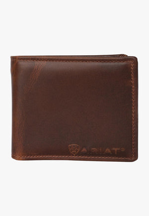 Ariat ACCESSORIES-Mens Wallets Rich Brown Ariat Bi-Fold Wallet