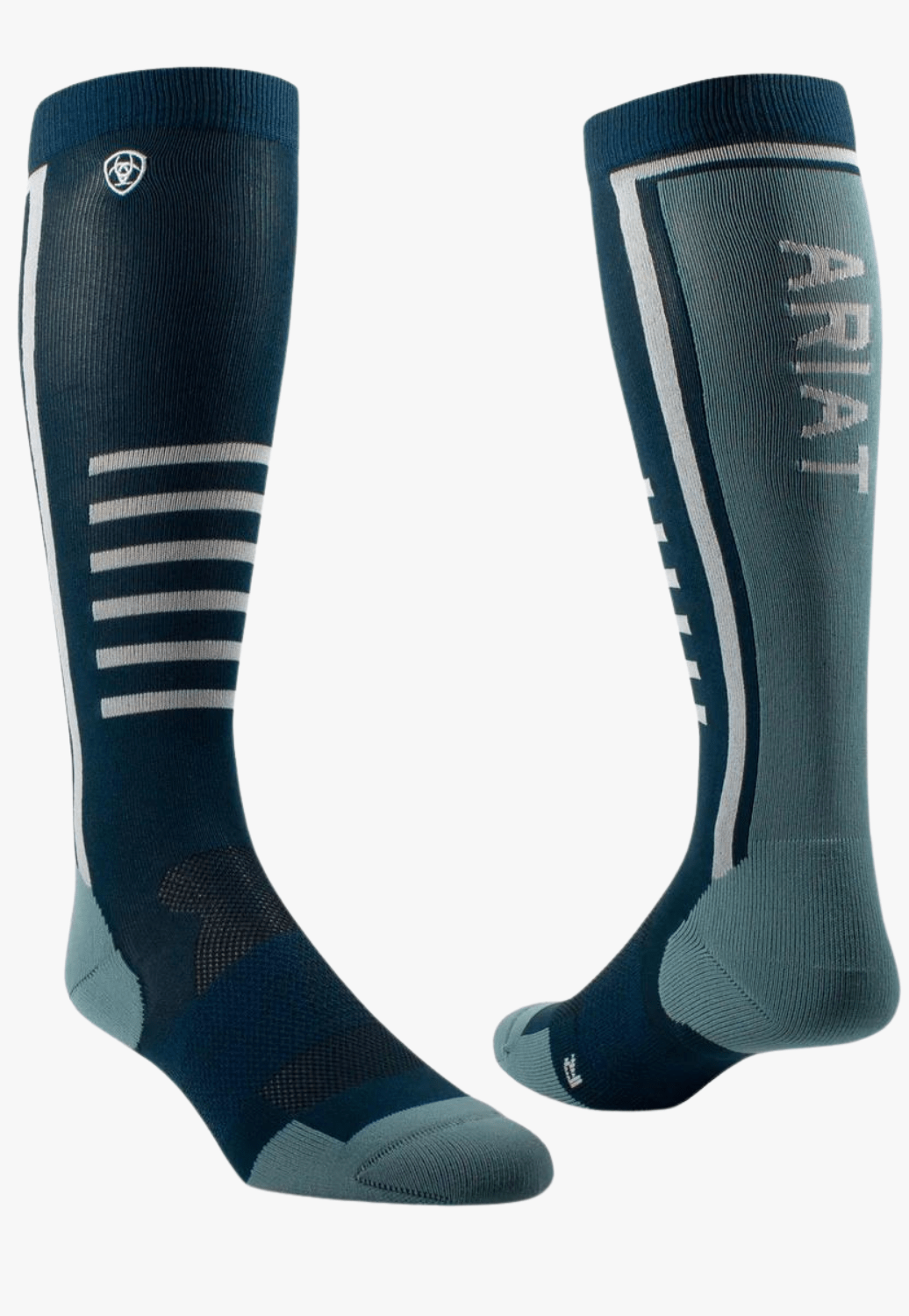 Ariat ACCESSORIES-Socks Teal/Arctic Ariat Uni Ariattek Slimline Performance Socks