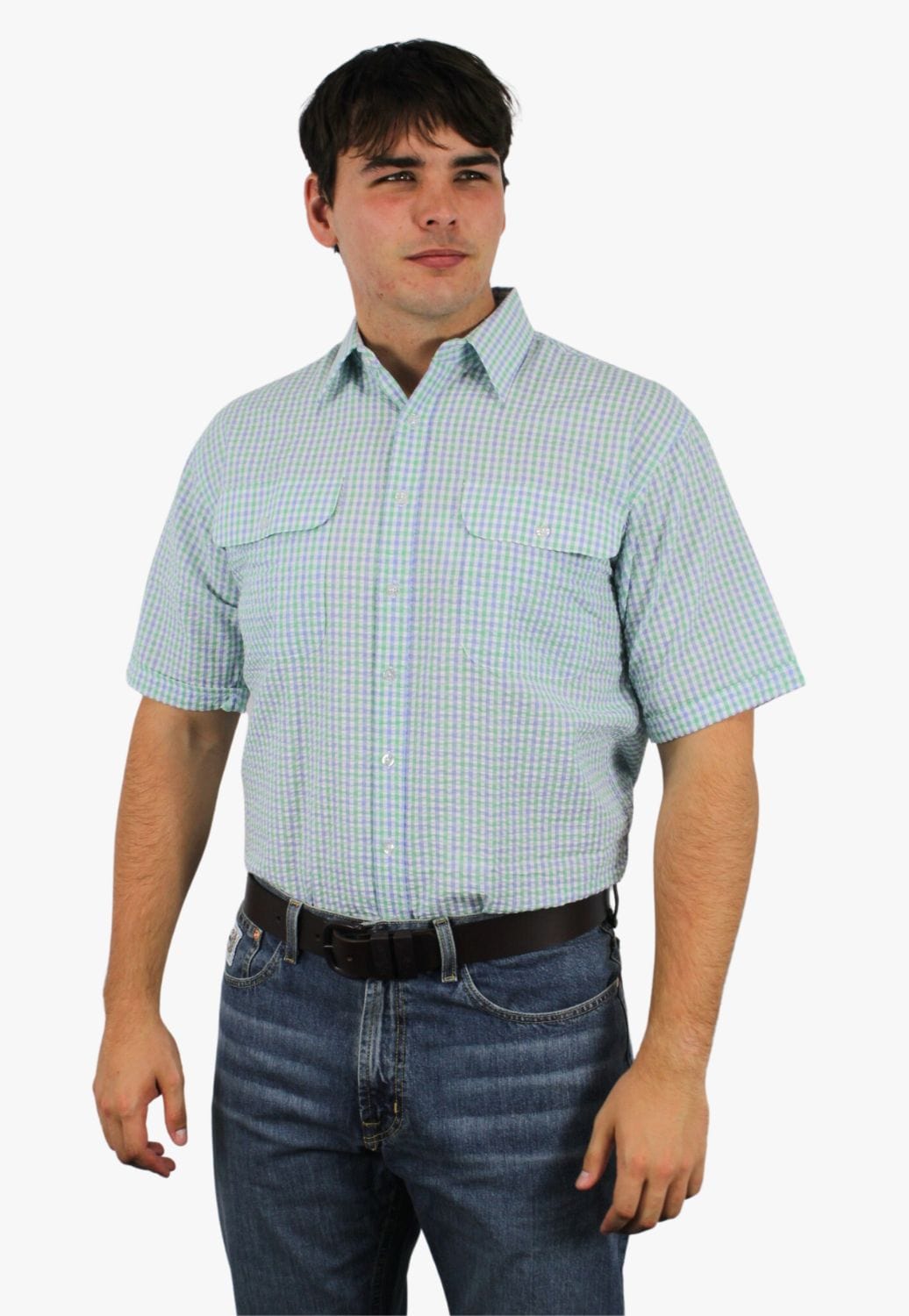 Bisley CLOTHING-Mens Short Sleeve Shirts Bisley Mens Short Sleeve Shirt