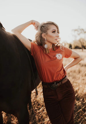 Buck Wild Country CLOTHING-WomensT-Shirts Buck Wild Country Womens American Honey T-Shirt