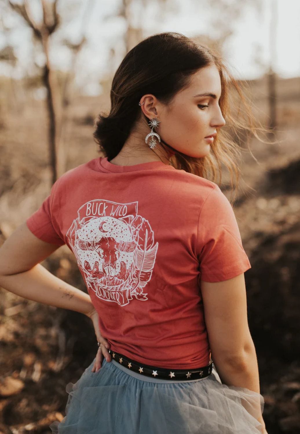 Buck Wild Country CLOTHING-WomensT-Shirts Buck Wild Country Womens American Honey T-Shirt