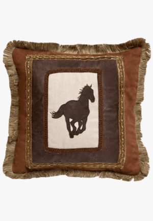 Carstens Homewares - General Tan Carstens Framed Horse Pillow