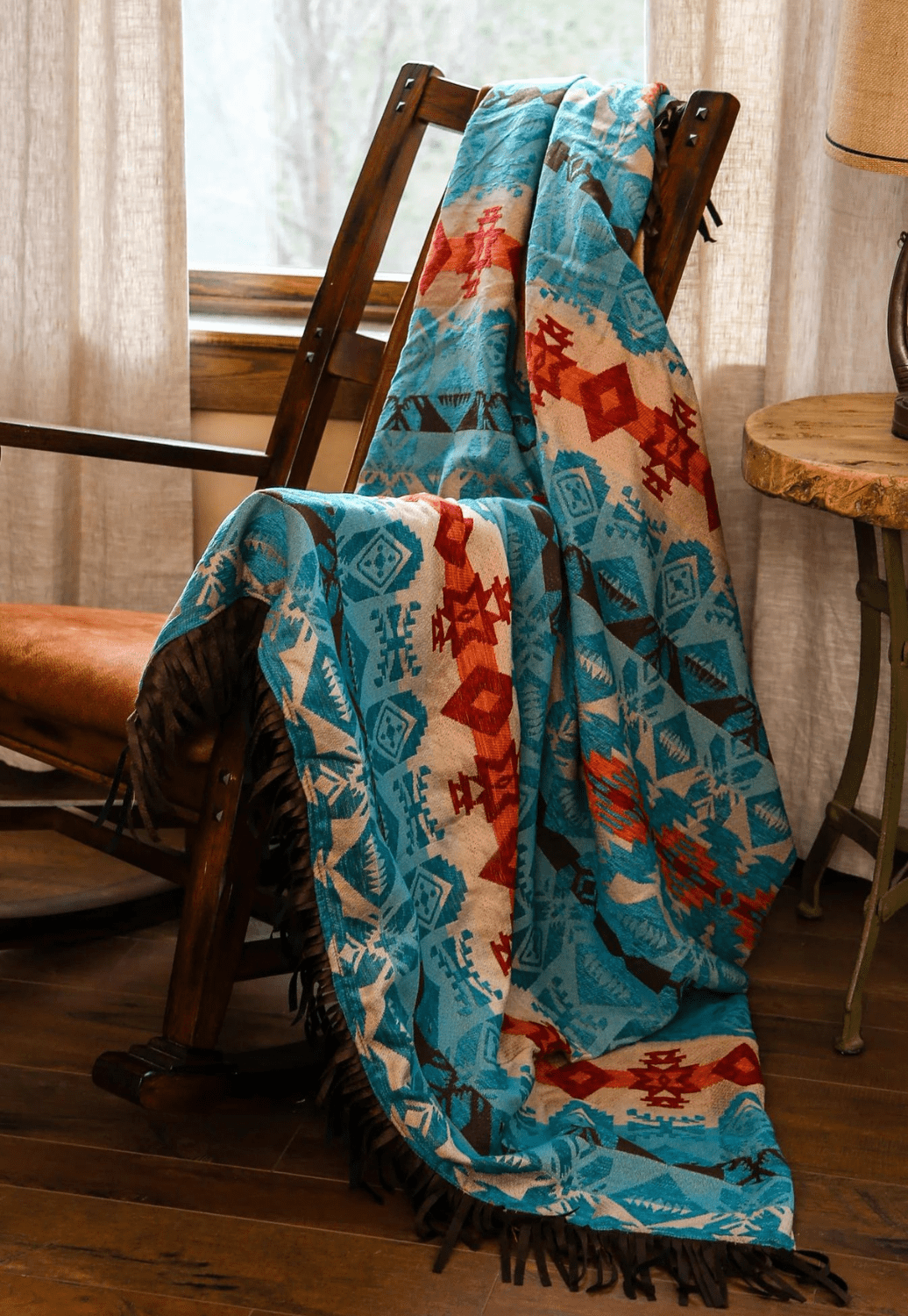 Carstens Homewares - General Turquoise Carstens Chamarro Throw