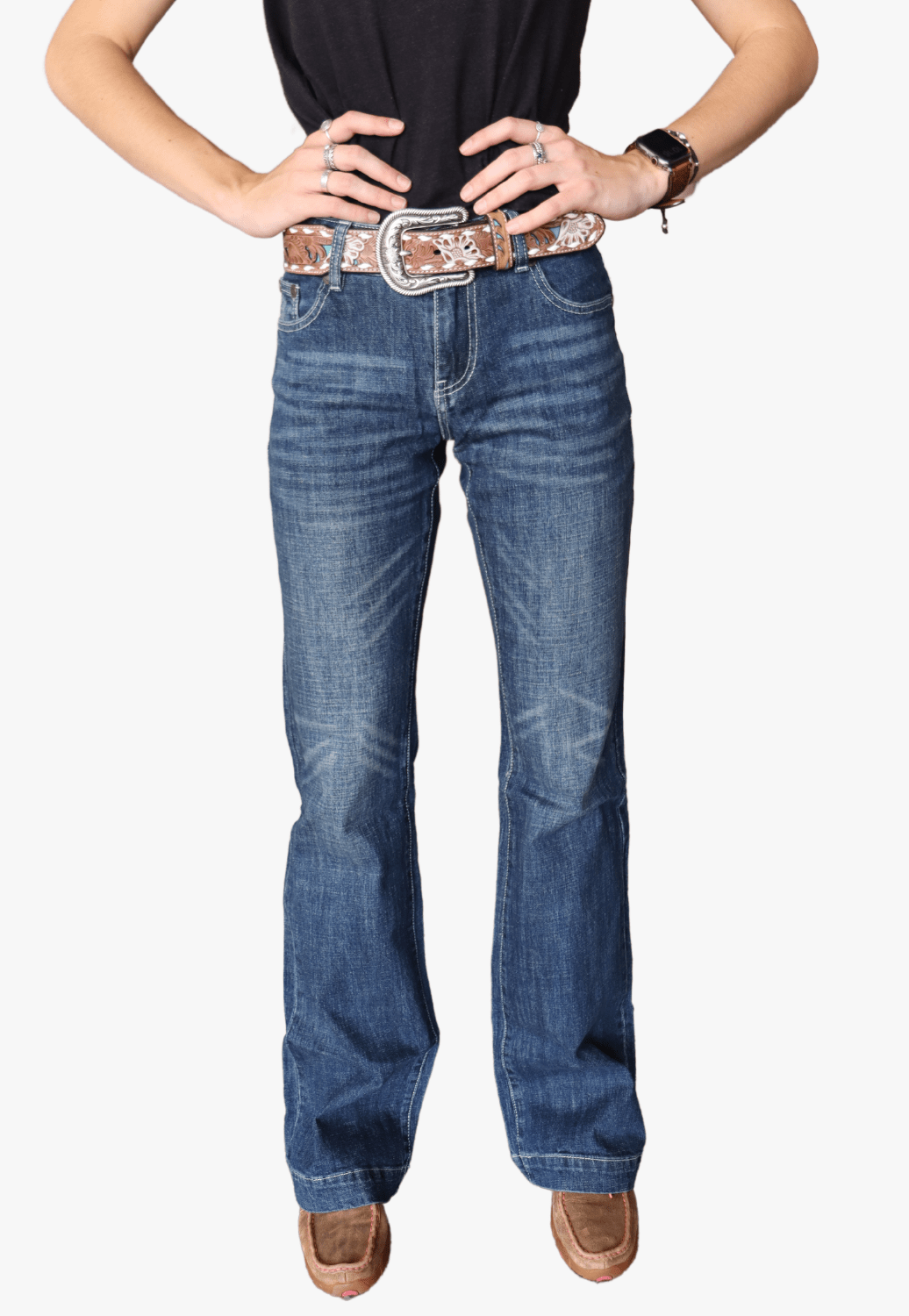 Ariat Girl Dresden Entwined Boot Cut Jeans