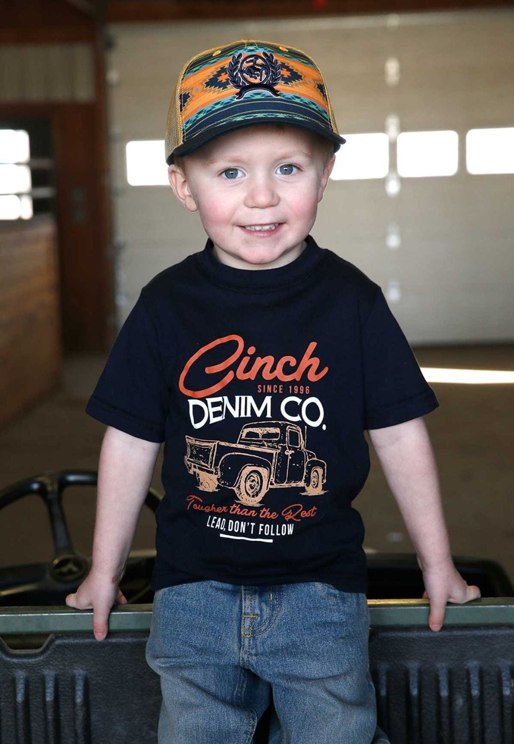Cinch CLOTHING-Infants Cinch Infant Boys Denim Co T-Shirt