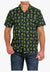 Cinch CLOTHING-Mens Short Sleeve Shirts Cinch Mens Christmas Cactus Short Sleeve Shirt