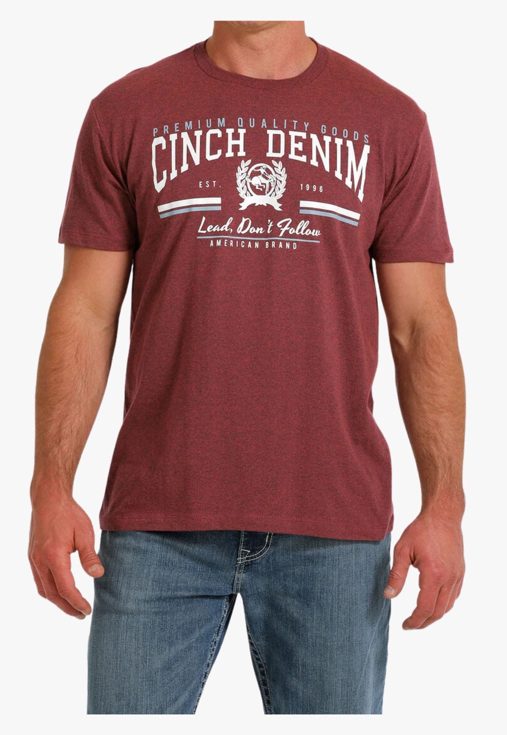 Cinch CLOTHING-MensT-Shirts Cinch Mens Cinch Denim T-Shirt