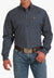 Cinch CLOTHING-Mens Long Sleeve Shirts Cinch Mens Geometric Long Sleeve Shirt