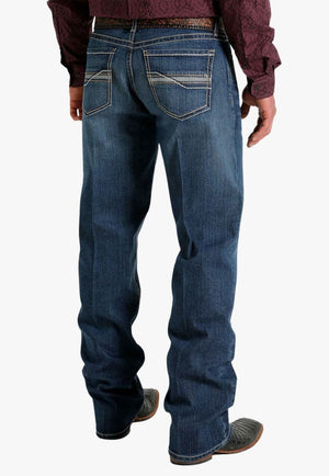Cinch CLOTHING-Mens Jeans Cinch Mens Grant Mid Rise Relaxed Boot Cut Jean