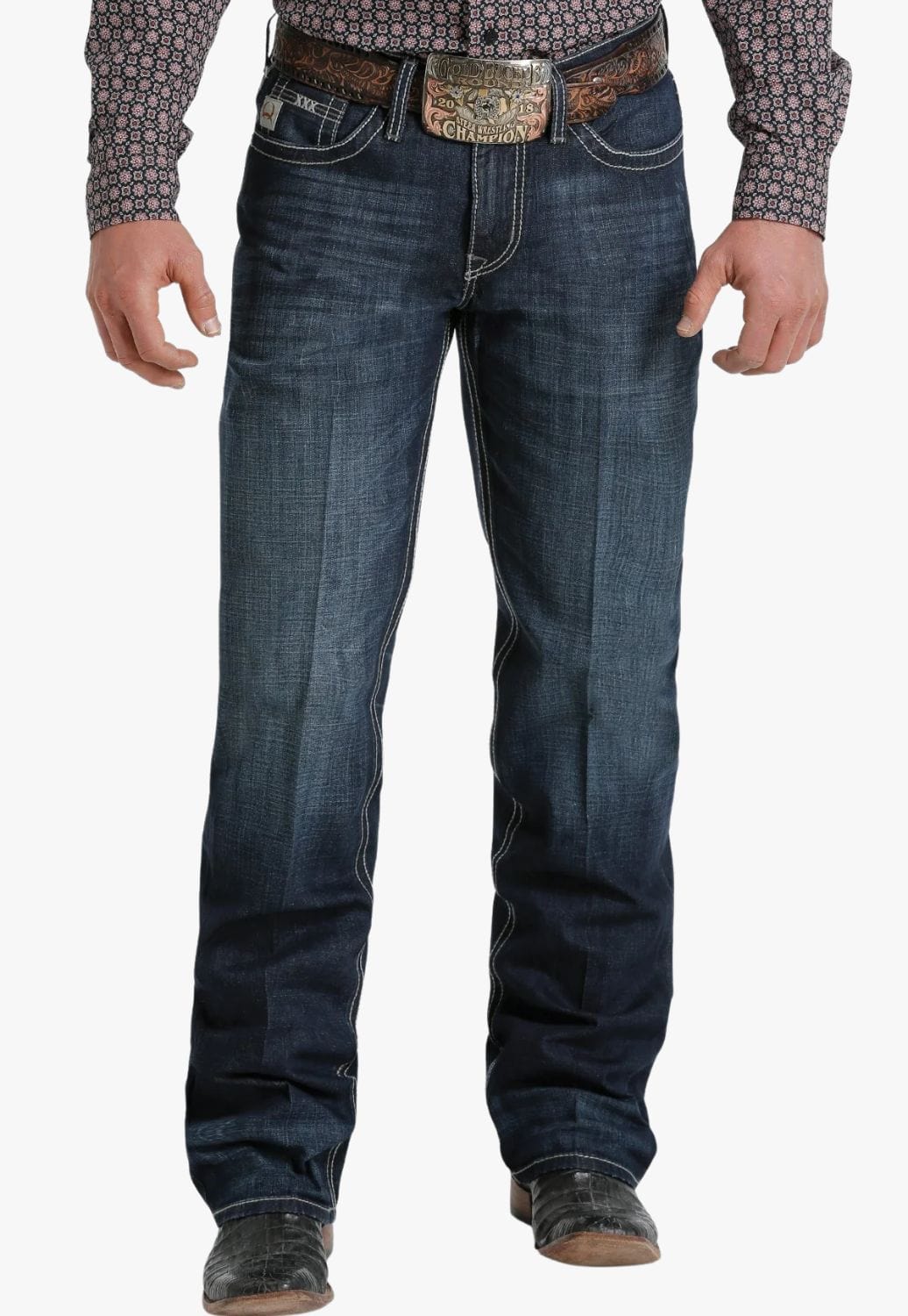 Cinch CLOTHING-Mens Jeans Cinch Mens Grant Relaxed Fit Boot Cut Jean