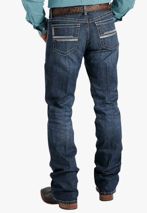 Cinch CLOTHING-Mens Jeans Cinch Mens Ian Mid Rise Slim Fit Boot Cut Jean