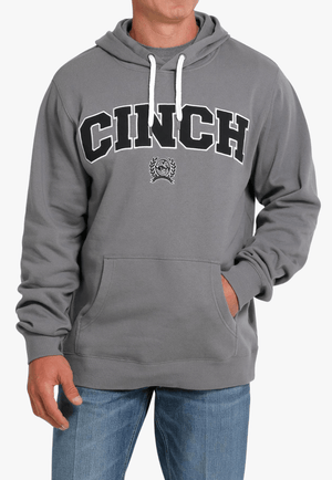 Cinch CLOTHING-Mens Pullovers Cinch Mens Logo Pullover Hoodie
