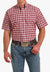 Cinch CLOTHING-Mens Short Sleeve Shirts Cinch Mens Plaid Short Sleeve Shirt