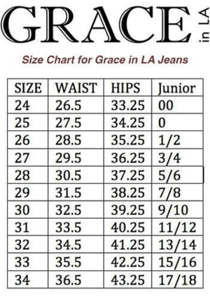 Grace In LA CLOTHING-Womens Jeans Grace In LA Womens 3D Wing Bootcut Jean