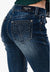 Grace In LA CLOTHING-Womens Jeans Grace In LA Womens Plus Size Aztec 3D Jean