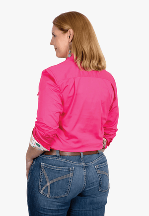 Just Country CLOTHING-Womens Long Sleeve Shirts Just Country Womens Jahna Long Sleeve Work Shirt