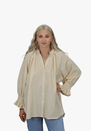 Kiik Luxe CLOTHING-Womens Dress Tops / Shirts OSFA / Latte Kiik Luxe Womens Jelly Top