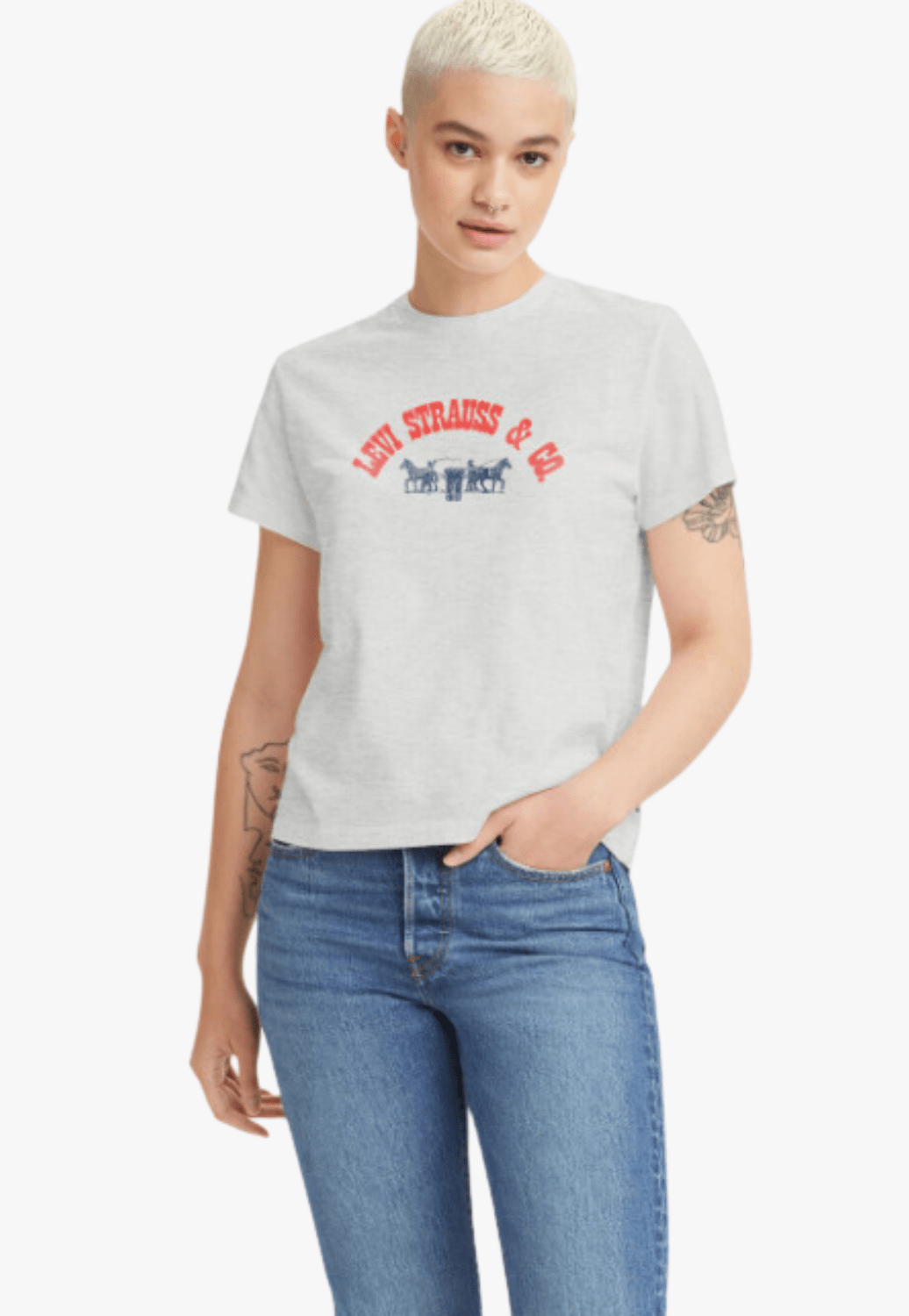 Levi CLOTHING-WomensT-Shirts Levi Womens Graphic Classic Tee