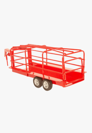 Little Buster Toys TOYS Red Little Buster Toys Gooseneck Ranch Trailer