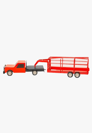 Little Buster Toys TOYS Red Little Buster Toys Gooseneck Ranch Trailer