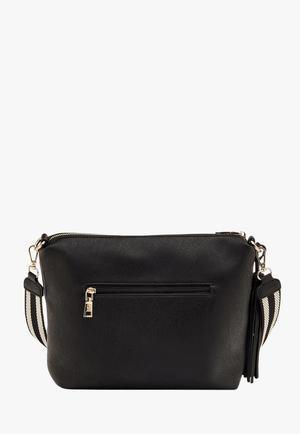 Louenhide ACCESSORIES-Handbags Black Louenhide Daisy Stripe Crossbody Bag