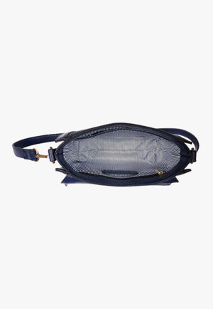 Louenhide ACCESSORIES-Handbags Navy Louenhide Gladstone Suede Crossbody Bag