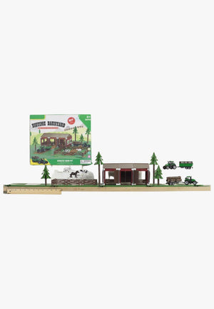 M and F Western TOYS M and F Western Country Barn Play Set